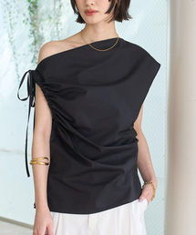 セール】LINEN Gather ブラウス（シャツ/ブラウス）｜Plage