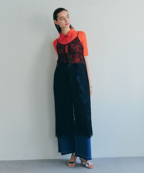 YECCA VECCA（イェッカヴェッカ）の「綿麻バギーデニムパンツ（デニムパンツ・レディース・インディゴブルー・S/M）」の22枚目の写真