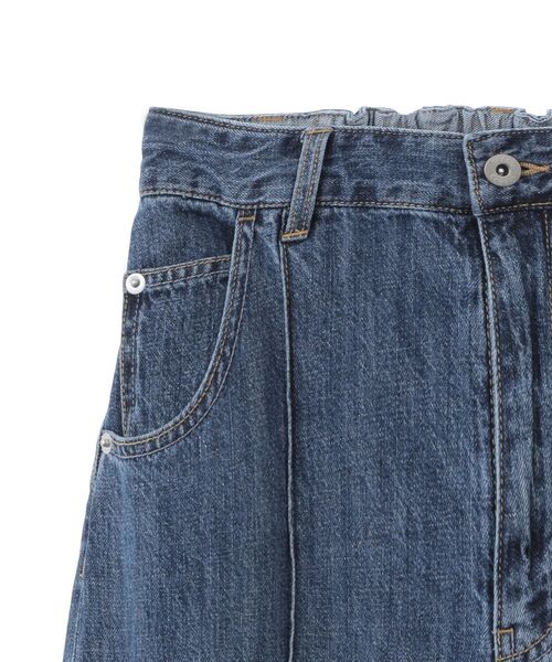 YECCA VECCA（イェッカヴェッカ）の「綿麻バギーデニムパンツ（デニムパンツ・レディース・インディゴブルー・S/M）」の12枚目の写真