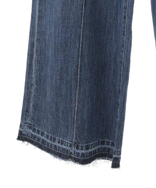 YECCA VECCA（イェッカヴェッカ）の「綿麻バギーデニムパンツ（デニムパンツ・レディース・インディゴブルー・S/M）」の14枚目の写真