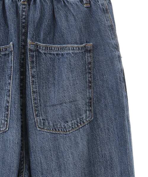 YECCA VECCA（イェッカヴェッカ）の「綿麻バギーデニムパンツ（デニムパンツ・レディース・インディゴブルー・S/M）」の15枚目の写真