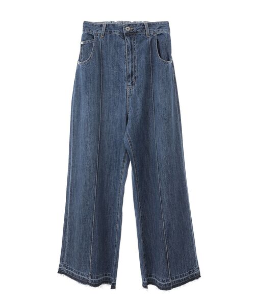 YECCA VECCA（イェッカヴェッカ）の「綿麻バギーデニムパンツ（デニムパンツ・レディース・インディゴブルー・S/M）」の19枚目の写真