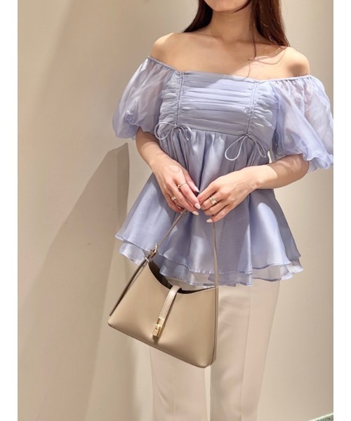 【snidel】シアーチュニックブラウス SNIDEL｜シアーチュニックブラウス | Rakuten Fashion(楽天