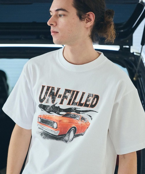 UN-FILLED(アンフィルド)の「mt9706- 90S CLASSIC CAR HEAVY WEIGHT T-SHIRT Tシャツ(Tシャツ/カットソー・メンズ・ホワイト/サンドベージュ・XL/M/L)」の8枚目の写真