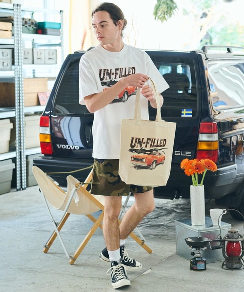 UN-FILLED(アンフィルド)の「mt9706- 90S CLASSIC CAR HEAVY WEIGHT T-SHIRT Tシャツ(Tシャツ/カットソー・メンズ・ホワイト/サンドベージュ・XL/M/L)」の9枚目の写真