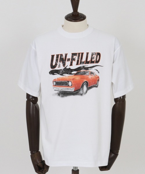 UN-FILLED(アンフィルド)の「mt9706- 90S CLASSIC CAR HEAVY WEIGHT T-SHIRT Tシャツ(Tシャツ/カットソー・メンズ・ホワイト/サンドベージュ・XL/M/L)」の13枚目の写真