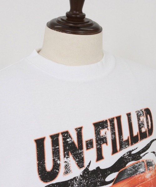 UN-FILLED(アンフィルド)の「mt9706- 90S CLASSIC CAR HEAVY WEIGHT T-SHIRT Tシャツ(Tシャツ/カットソー・メンズ・ホワイト/サンドベージュ・XL/M/L)」の15枚目の写真