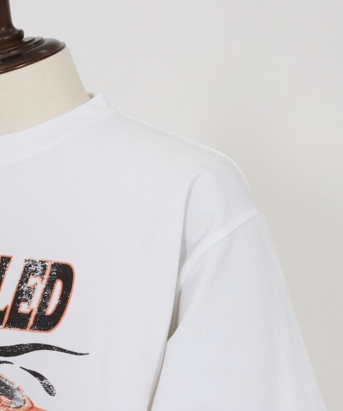 UN-FILLED(アンフィルド)の「mt9706- 90S CLASSIC CAR HEAVY WEIGHT T-SHIRT Tシャツ(Tシャツ/カットソー・メンズ・ホワイト/サンドベージュ・XL/M/L)」の16枚目の写真