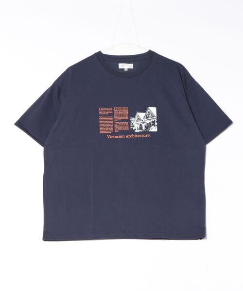 Chillfar（チルファー）の「デザインモチーフロゴTEE(M1)（Tシャツ/カットソー・レディース・ホワイト系2/ホワイト系1/キナリ/オートミール/ブルー/ピンク系2/ピンク系1/ネイビー系2/ネイビー系1/グレー系2/グレー系1/レッド系2/レッド系1・FREE）」の9枚目の写真