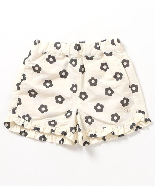 apres les cours（アプレレクール）の「【撥水加工/ジュニア対応】水陸両用フリルショートパンツ（その他パンツ・キッズ・サックスブルー/その他3/キナリ/ネイビー/ピンク・80/90/100/120/110/130/140）」の2枚目の写真