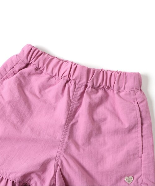apres les cours（アプレレクール）の「【撥水加工/ジュニア対応】水陸両用フリルショートパンツ（その他パンツ・キッズ・サックスブルー/その他3/キナリ/ネイビー/ピンク・80/90/100/120/110/130/140）」の6枚目の写真