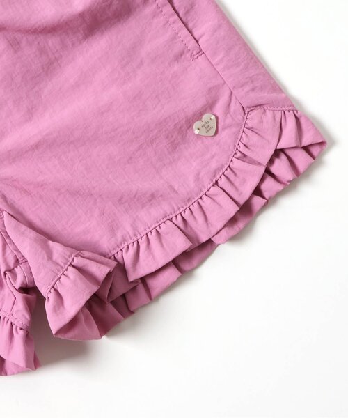 apres les cours（アプレレクール）の「【撥水加工/ジュニア対応】水陸両用フリルショートパンツ（その他パンツ・キッズ・サックスブルー/その他3/キナリ/ネイビー/ピンク・80/90/100/120/110/130/140）」の9枚目の写真