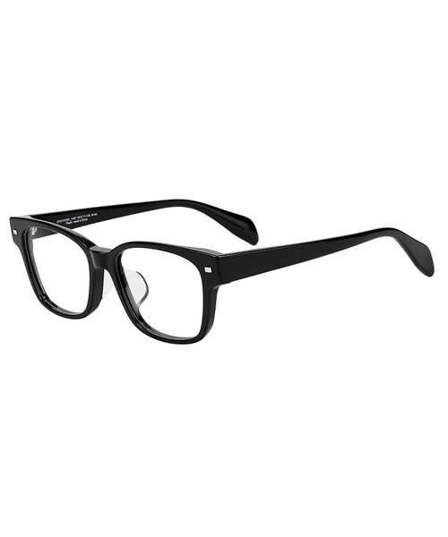 ゾフ　Zoff　メガネ　黒　縁　黒ぶち　ヴェリントン Zoff 伊達メガネ メガネ 眼鏡 ウェリントン型メガネ｜黒縁