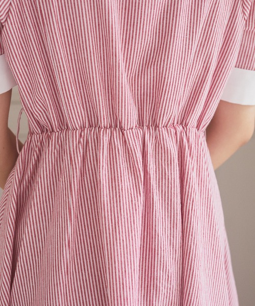 Areeam（アリーム）の「クレリックストライプワンピース（ワンピース・レディース・レッド・FREE）」の13枚目の写真