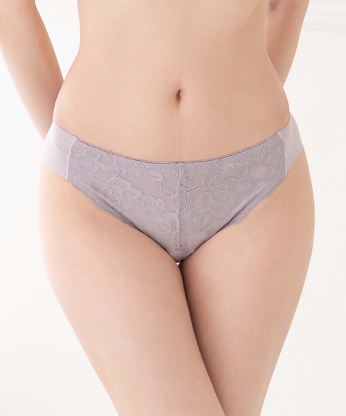 【3枚入り/お得！秒盛＆超やわらかペアショーツ福袋♪ 】レギュラーショーツ/M-LL/3枚セット/シンプルレースデザイン