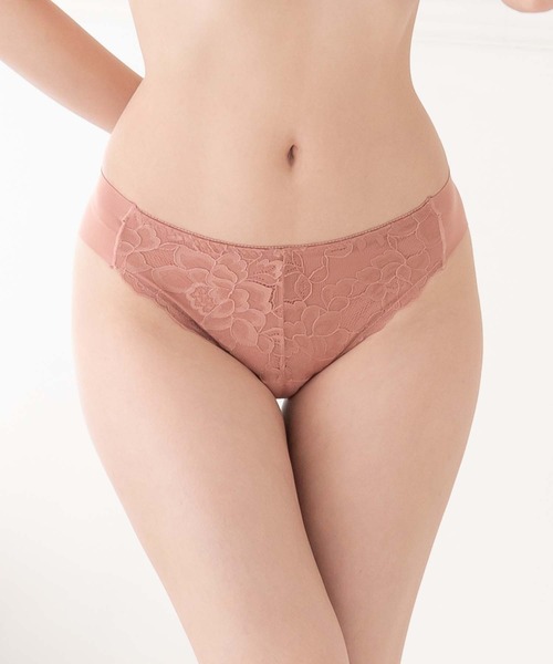 【3枚入り/お得！秒盛＆超やわらかペアショーツ福袋♪ 】レギュラーショーツ/M-LL/3枚セット/シンプルレースデザイン