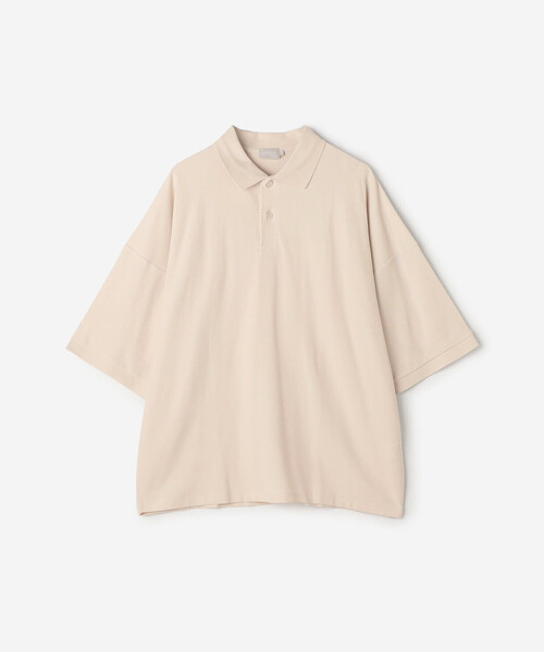 handvaerk | コットンピケ ビッグポロシャツ MEN（ポロシャツ