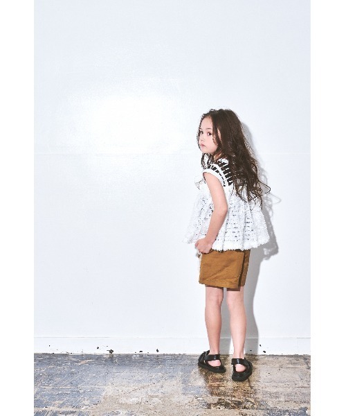 maarook(マルーク)の「ツイルストレッチフリルキュロット(その他パンツ・キッズ・グリーン/ベージュ・160cm/150cm/140cm)」の15枚目の写真