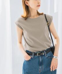 URBAN RESEARCH ROSSO WOMEN | 汗染防止フレンチリブTシャツ(Tシャツ/カットソー)