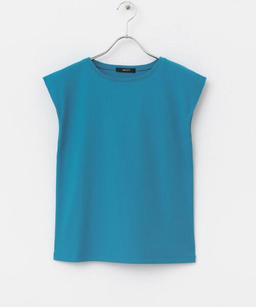 URBAN RESEARCH ROSSO WOMEN（アーバンリサーチ　ロッソ）の「汗染防止フレンチリブTシャツ（Tシャツ/カットソー・レディース・オフホワイト/チャコールグレー/ブルー系その他/ベージュ系その他・FREE）」の20枚目の写真