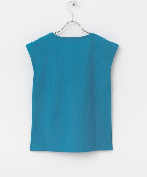 URBAN RESEARCH ROSSO WOMEN（アーバンリサーチ　ロッソ）の「汗染防止フレンチリブTシャツ（Tシャツ/カットソー・レディース・オフホワイト/チャコールグレー/ブルー系その他/ベージュ系その他・FREE）」の21枚目の写真