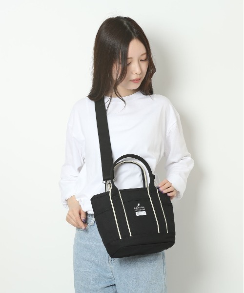 KANGOL（カンゴール）の「KANGOL KGC-2 2WAYバッグ（トートバッグ・レディース・ホワイト・FREE）」の15枚目の写真