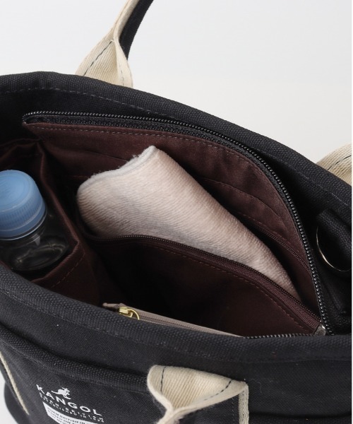 KANGOL（カンゴール）の「KANGOL KGC-2 2WAYバッグ（トートバッグ・レディース・ホワイト・FREE）」の9枚目の写真