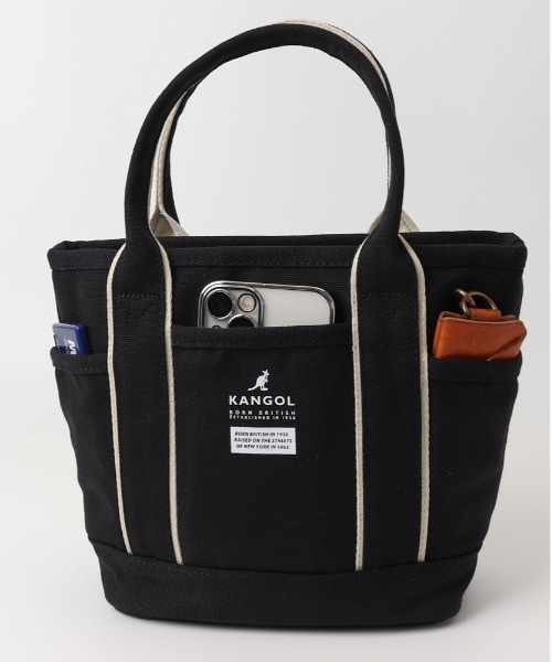 KANGOL（カンゴール）の「KANGOL KGC-2 2WAYバッグ（トートバッグ・レディース・ホワイト・FREE）」の7枚目の写真