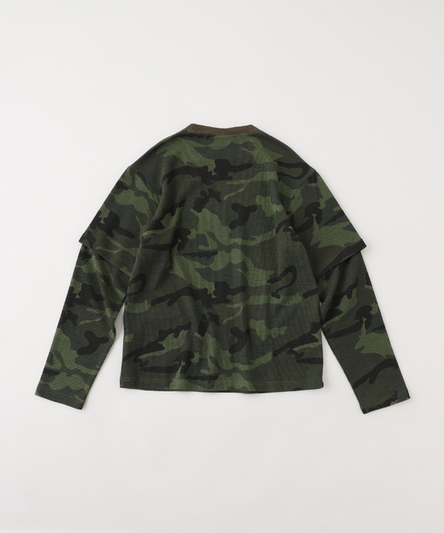 AFB（エーエフビー）の「AFB / エーエフビー THERMAL LAYERD LS TEE（Tシャツ/カットソー・メンズ・カーキ・LARGE/MEDIUM）」の2枚目の写真