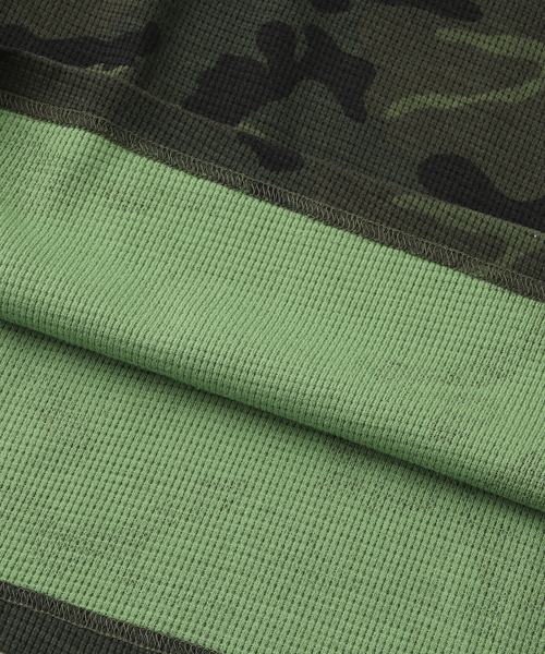 AFB（エーエフビー）の「AFB / エーエフビー THERMAL LAYERD LS TEE（Tシャツ/カットソー・メンズ・カーキ・LARGE/MEDIUM）」の4枚目の写真