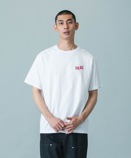 SILAS(サイラス)の「UNION JACK LOGO S/S TEE(Tシャツ/カットソー・メンズ・ホワイト/ネイビー/ブラック・M/L/XL)」の8枚目の写真