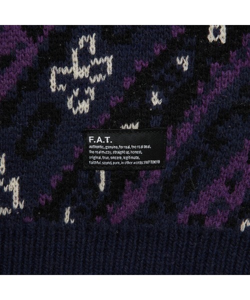 Kinetics（キネティクス）の「F.A.T FOMBUS (エフエーティー フォーブス)（ニット/セーター・メンズ・ネイビー・MEDIUM/XX-LARGE）」の4枚目の写真