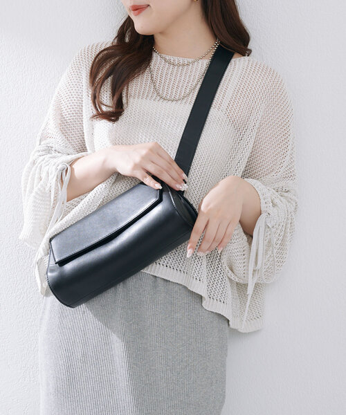 Another Branch olive des olive（アナザーブランチオリーブデオリーブ）の「メッシュドロストプルオーバー（ニット/セーター・レディース・ネイビー/ピンク/アイボリー/ミント/その他12/ブルー/ブラック系その他/グレイッシュベージュ・FREE）」の2枚目の写真