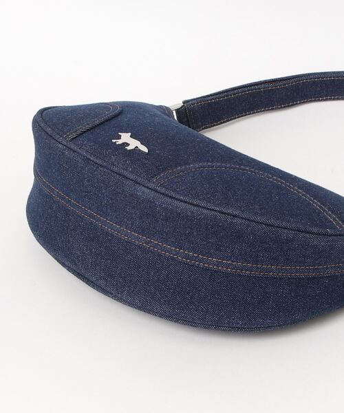 BOOGIE MOON BAG DENIM（ハンドバッグ）｜Maison Kitsune