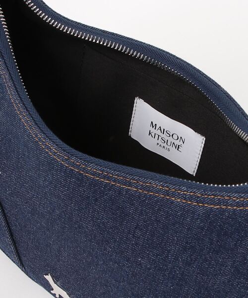 Maison Kitsune Boogie Moon デニム ショルダーバッグ BOOGIE MOON BAG DENIM | Maison Kitsuné