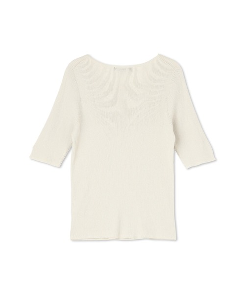 LAUTREAMONT（ロートレアモン）の「ペーパーヤーンリブニット≪手洗い可能≫（ニット/セーター・レディース・ブラック/ベージュ・9号）」の11枚目の写真