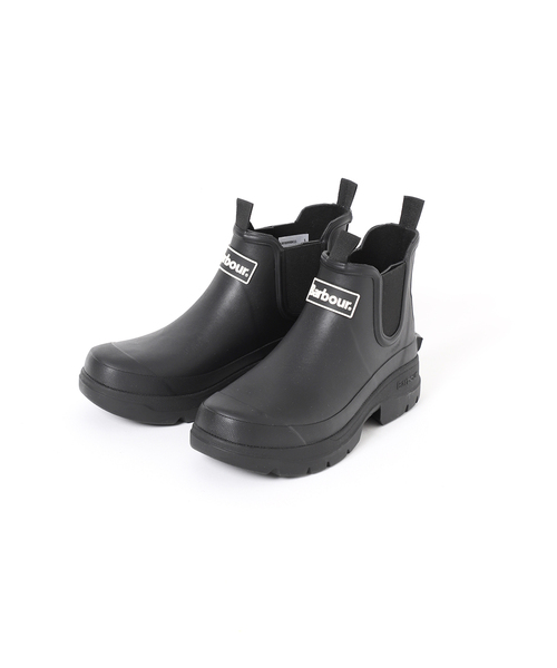 Barbour（バブアー）の「【BARBOUR/バブアー】nimbus chelsea welly：ショートブーツ（ブーツ・レディース・ブラック/アイボリー・22cm/23cm/24cm/25cm）」の16枚目の写真