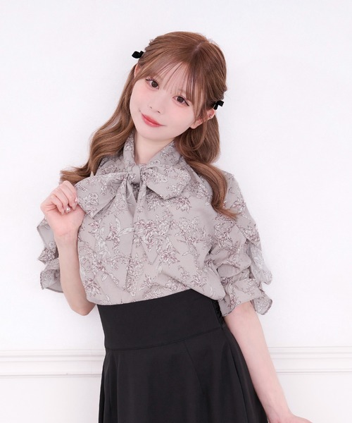 apres jour(アプレジュール)の「肩開きフリル2wayブラウス(シャツ/ブラウス・レディース・ホワイト/ピンク系その他/ホワイト系その他・X-LARGE/フリー)」の3枚目の写真