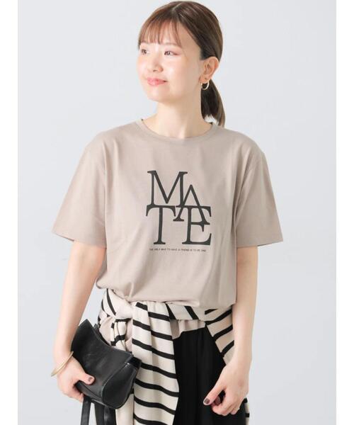 ねむ セール】重ねロゴプリントTシャツ《2025summer catalog item
