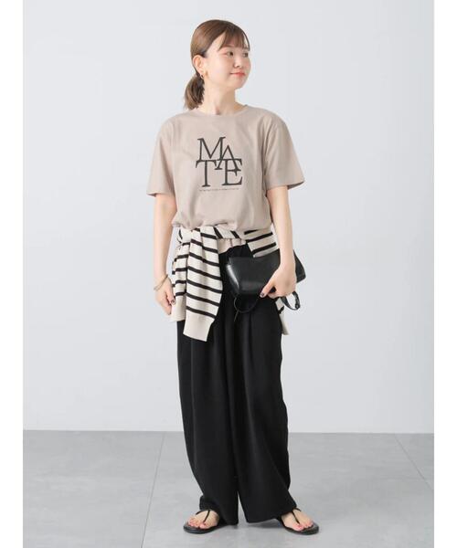 セール】重ねロゴプリントTシャツ《2025summer catalog item
