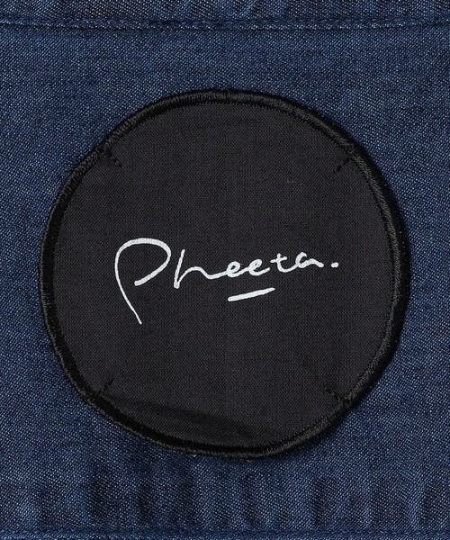 Pheeta(フィータ)の「【別注】<Pheeta>Trinity ショートスリーブ デニムシャツ MENS/013-UAMens2D(シャツ/ブラウス・メンズ・ネイビー・2/1)」の15枚目の写真