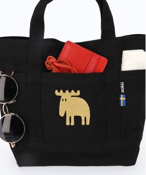 moz（モズ）の「moz モズ キャンバスランチトートバッグ ZZHC-04（トートバッグ・レディース・ホワイト/グレー系その他2/ベージュ系その他・FREE）」の5枚目の写真