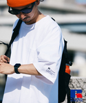 Russell Athletic（ラッセルアスレティック）の「吸水速乾 RUSSELL ATHLETIC 別注 Dri-Power(R) BIG Tシャツ（Tシャツ/カットソー・SMALL）」