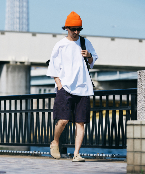 Russell Athletic（ラッセルアスレティック）の「吸水速乾 RUSSELL ATHLETIC 別注 Dri-Power(R) BIG Tシャツ（Tシャツ/カットソー・メンズ・チャコールグレー/ライトブルー/ブラック/ホワイト・SMALL/MEDIUM/LARGE）」の13枚目の写真