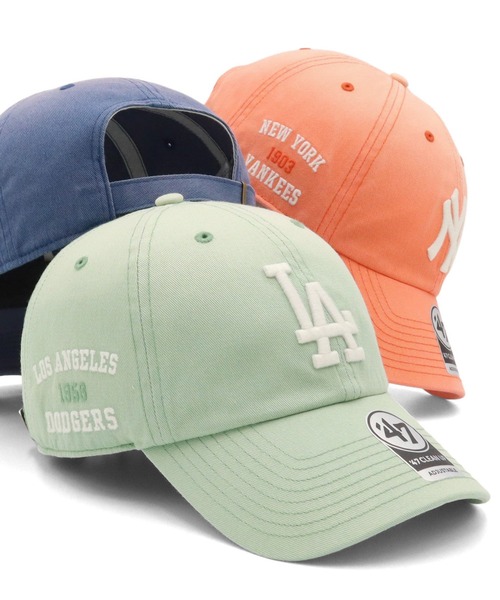'47（フォーティーセブン）の「’47BRANDフォーティーセブン キャップ クリーンナップ MLB（キャップ・メンズ・オレンジ系/レッド系その他/グリーン/レッド/ブルー/イエロー系その他/グリーン系その他/ブルー系その他/イエロー/オレンジ・FREE）」の2枚目の写真