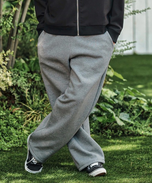 boa9です。 mp13786- Lining Boa Sweat Wide Straight Pants ワイドストレート