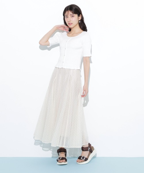 JILL by JILL STUART(ジルバイジルスチュアート)の「◇前後2way変形リブニット(ニット/セーター・レディース・ブルー/ホワイト/レッド・FREE)」の16枚目の写真