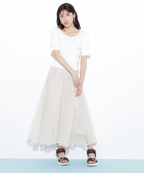 JILL by JILL STUART(ジルバイジルスチュアート)の「◇前後2way変形リブニット(ニット/セーター・レディース・ブルー/ホワイト/レッド・FREE)」の17枚目の写真