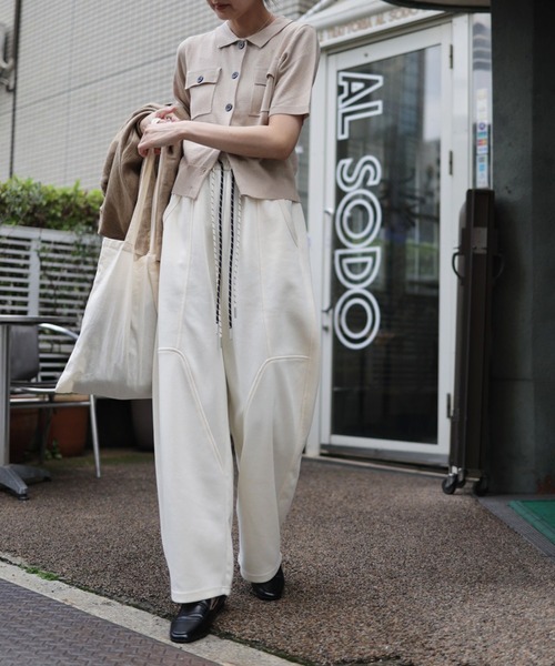 Marient(マリエント)の「ボタンポロニットカーデ(ニット/セーター・レディース・ブラック/アイボリー/ベージュ・FREE)」の15枚目の写真