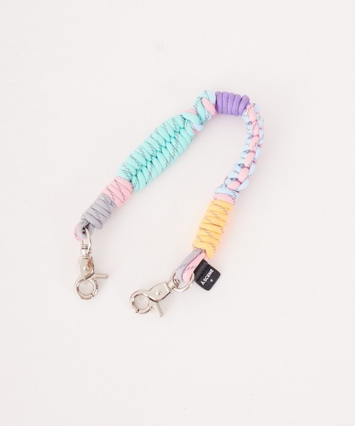 A SCENE（エーシーン）の「[A SCENE/エーシーン] DESIGN PARACORD STRAP デザイン パラコード ストラップ【追加】（スマホグッズ・レディース・オレンジ/マルチ/ブラック系/シルバー/ブルー/イエロー/グリーン/ブラック/ライトブルー・ONE SIZE）」の16枚目の写真